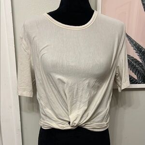 Lululemon Ivory Women's Twist Top